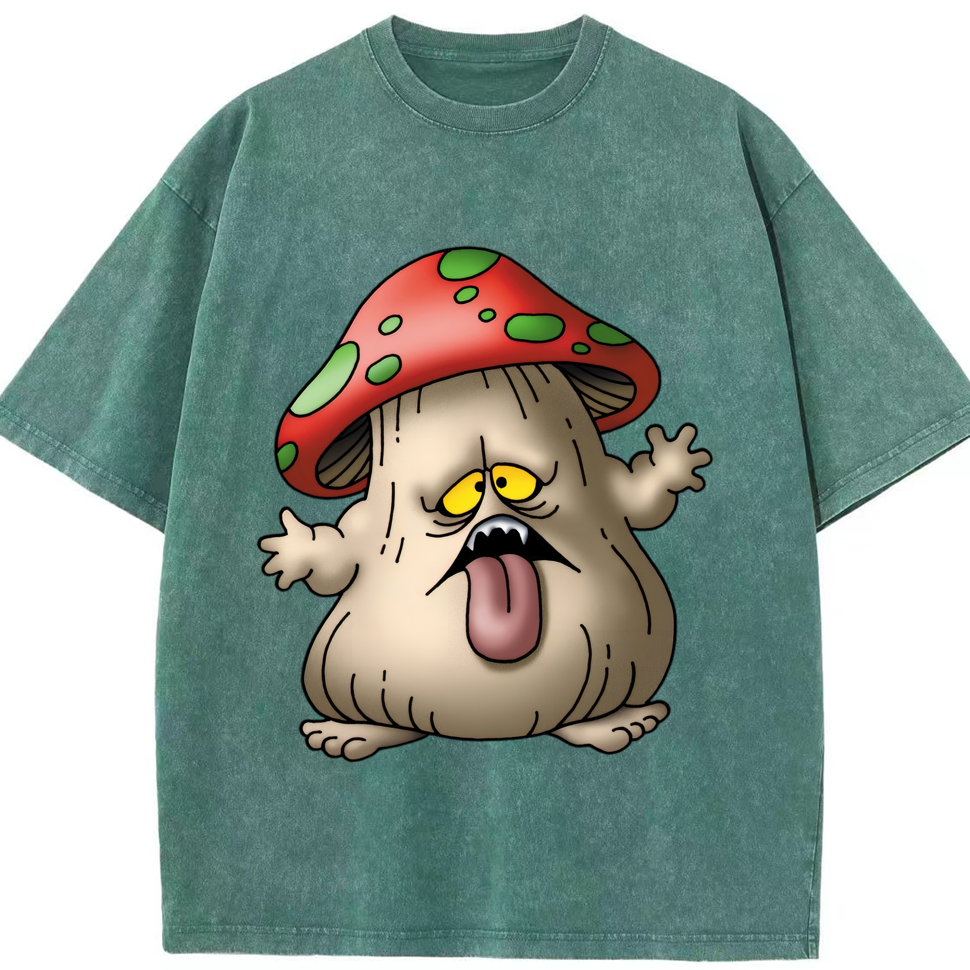 （画像用） ドラゴンクエスト Doragon Kuesuto Dragon Quest 綿100% ヴィンテージ風 半袖Tシャツ（フロントプリント）